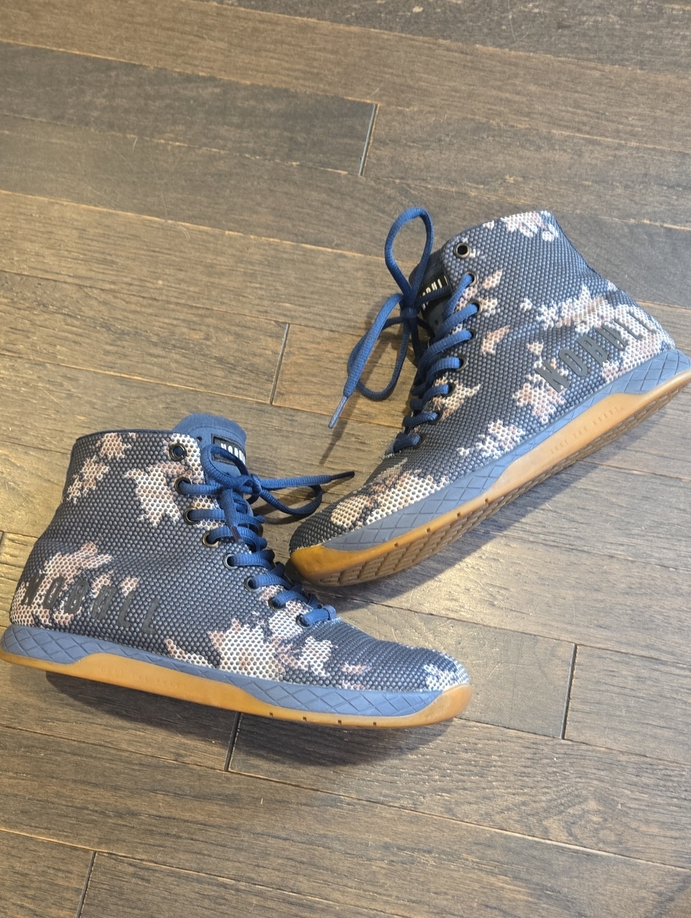 NOBULL Dark Floral Gum Trainer High-Top - Navy - SZ Women's 8.5/Men's 7 - Picture 12 of 12
